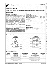 DataSheet LM6154 pdf